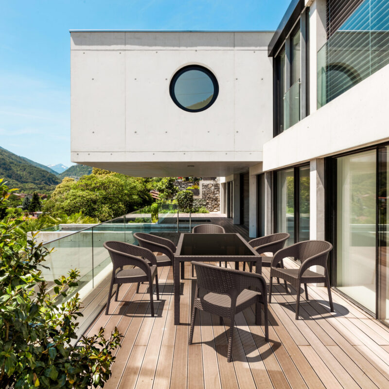 Siesta Tahiti 6 Seater Resin Rattan Dining Setting with Panama Chair