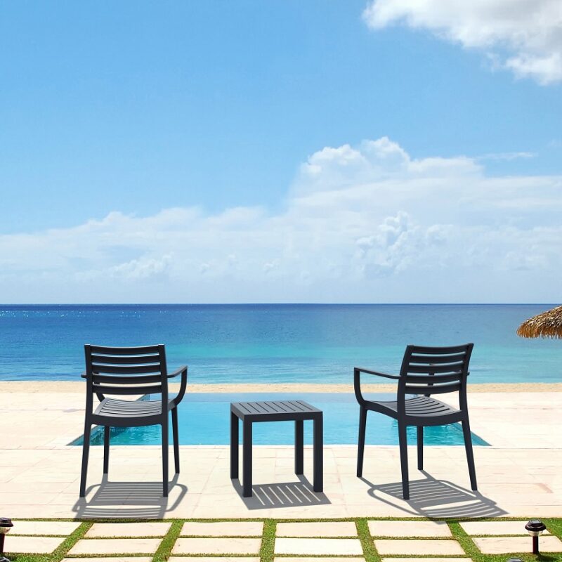 Siesta 3 Piece Pool Side Setting with Artemis Arm Chair