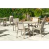 Siesta Sky 5 Piece Outdoor Table Setting with Pacific Arm Chairs
