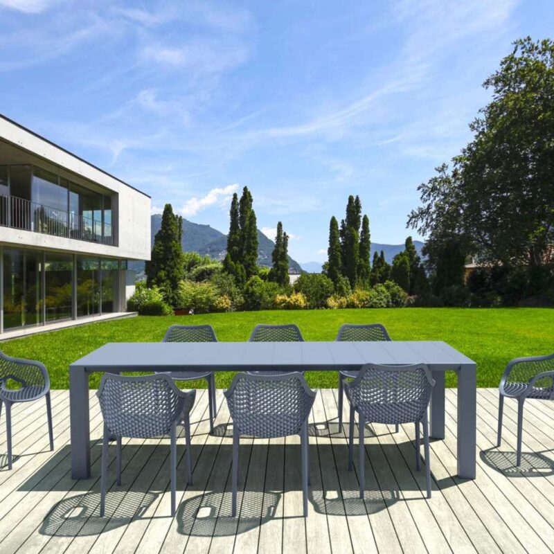 Alternative view of Siesta Vegas 8 Seater Dining Set with Air XL Arm Chair