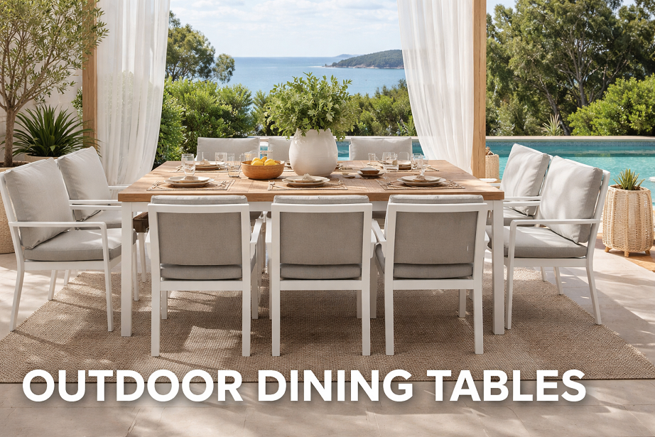How Each Outdoor Dining Table Material Performs In Australian Conditions
